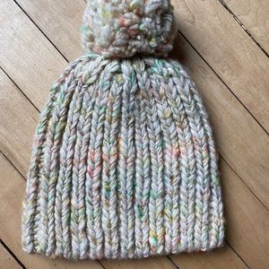NEW Madewell chunky Pom Pom beanie